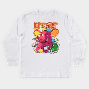 Let's fight Kids Long Sleeve T-Shirt